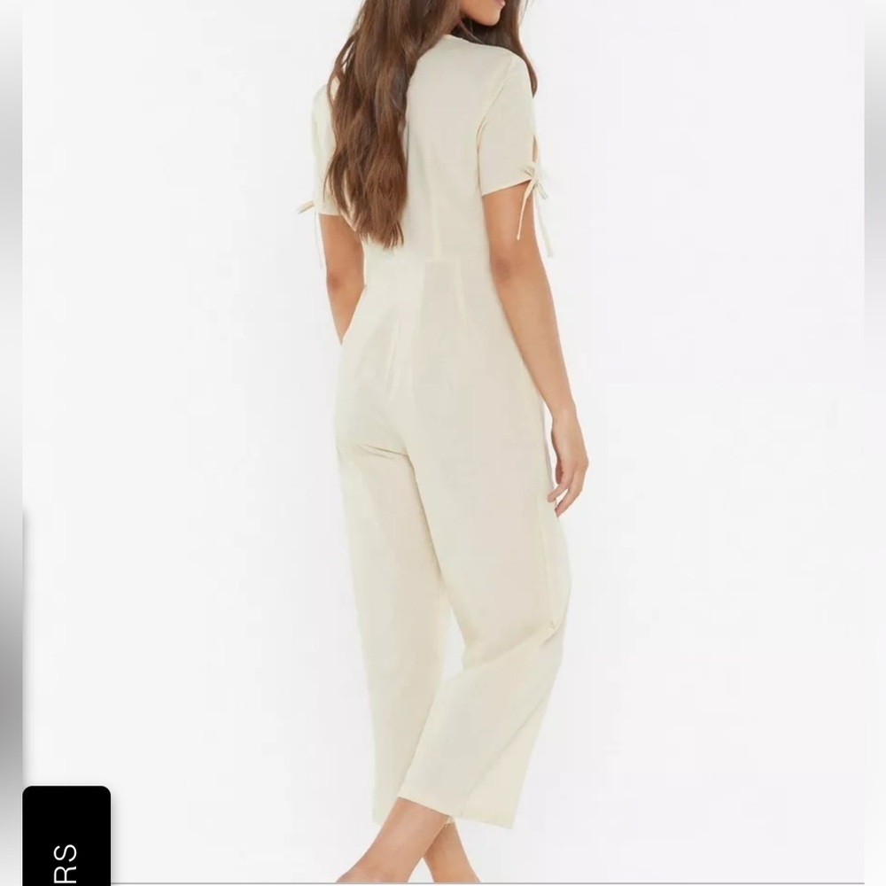 🌼Nasty Gal linen jumpsuit - Picture 3 of 7